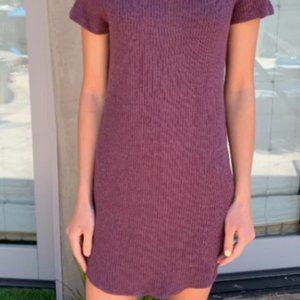 Garage plum tshirt cotton dress, Size S